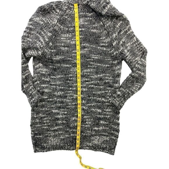VICTORIA’S Secret Womens Cardigan Sweater Size S Gray Chunky Knit Wool Blend - Picture 7 of 10